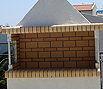 CODE 10: Firebrick barbeque, 130 x 80 cm, without coating, with chain